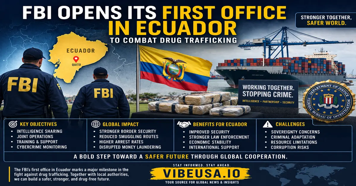 First Office in Ecuador Targets Drug Trafficking