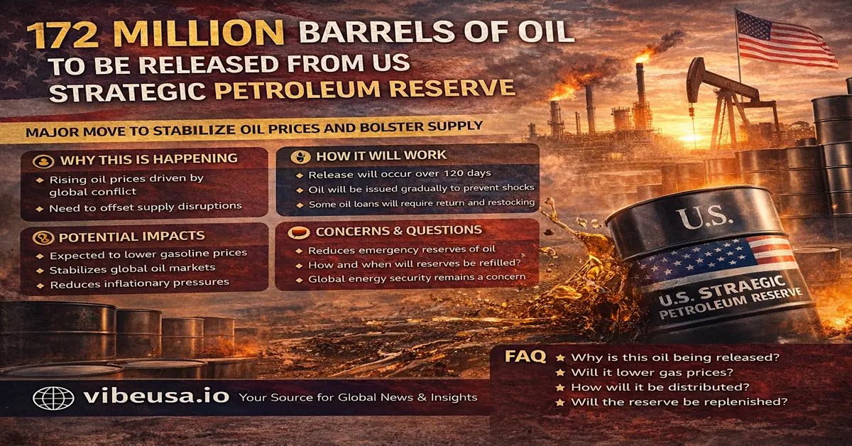 Massive Oil Move U.S. to Release